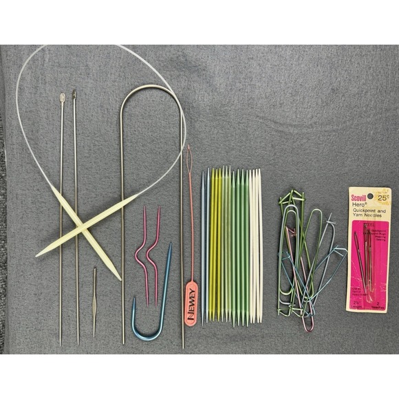 multiple brands Other - Vintage Knitting & Crochet Tool Lot – Mixed Brands – Priced to Sell